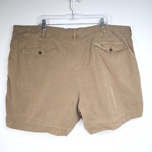 American Eagle Next Level Stretch Size 48 Flat Front Khaki Shorts - Picture 4 of 7